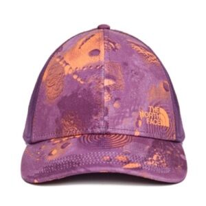 The North Face Vibrant Purple and Orange Cap